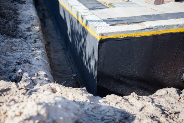 Residential Waterproofing installation at a Mountainside, NJ home by SJ Waterproofing Pros